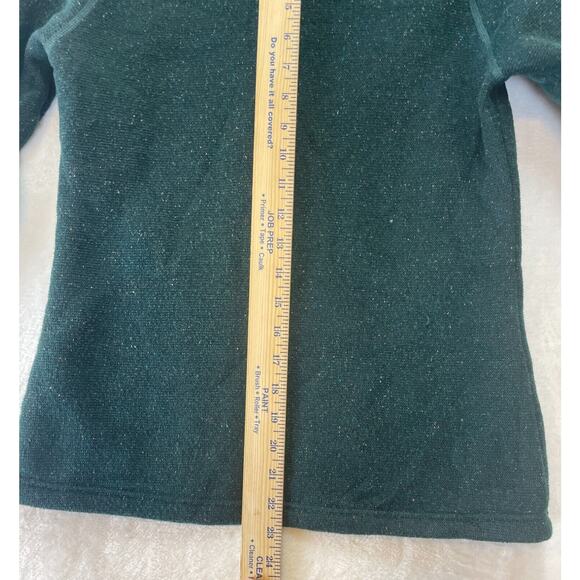 SmartWool Womens XS Hudson Trail Full Zip Fleece Sweater Jacket Hoody Green - Picture 10 of 16